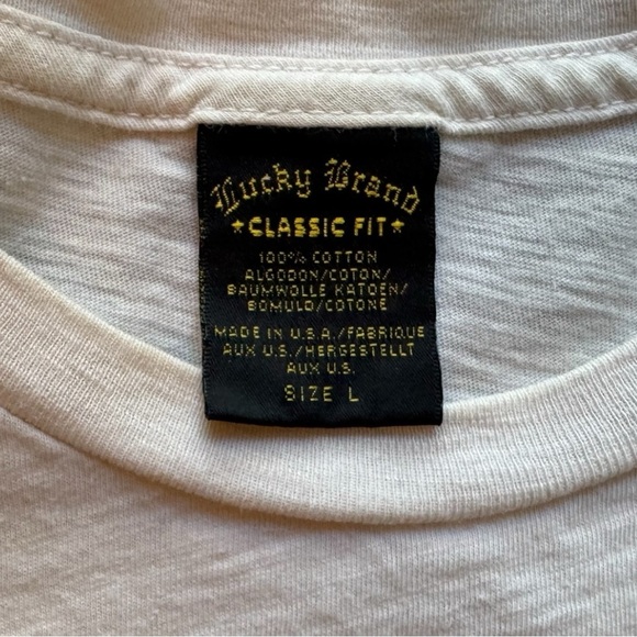 LUCKY BRAND Men’s Athletic Team Graphic T-Shirt - Size Large - Picture 4 of 7